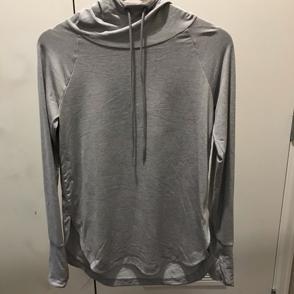 Gray Women’s Hoodie Sweatshirt, Athleta, Size XS